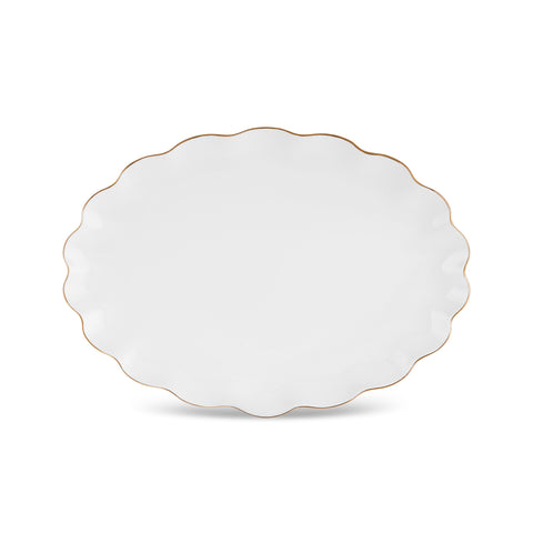 Karaca Fine Pearl Extra Shell Service de Table 55 pièces pour 12 personnes Or