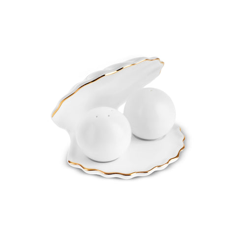 Karaca Fine Pearl Extra Shell Service de Table 55 pièces pour 12 personnes Or
