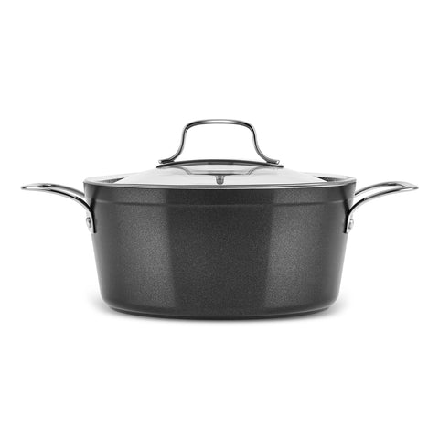 Karaca Biogranit Power-Inox Monet – Batterie de cuisine 8 pièces Noir