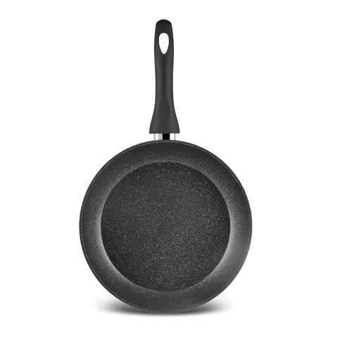 Karaca Nebula – Set De Batterie de Cuisine 7 Pièces, Granité, Induction, Noir