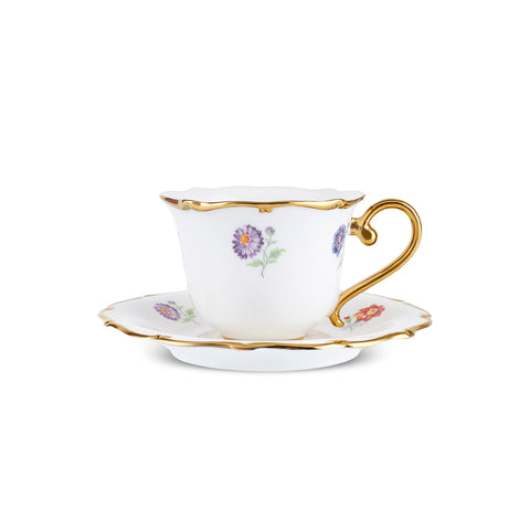 Ensemble de Tasses à Café Karaca Royal Bone Diana pour 6 Personnes, 90 ml