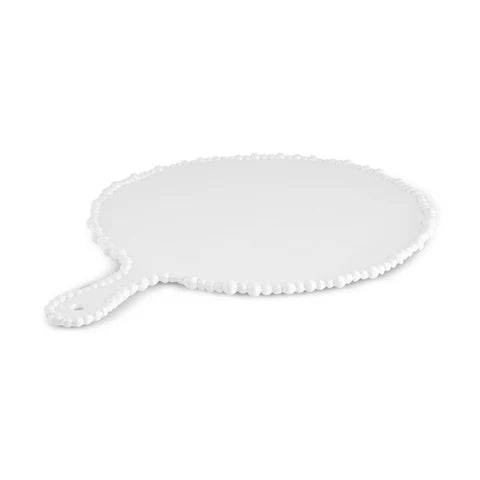 Karaca Perla – Plateau à fromage rond en mélamine 42 cm, blanc