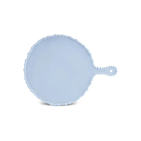 Assiette à Fromage Ronde Karaca Perla en Mélamine, 42 cm, Bleu