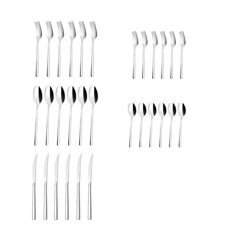 Karaca Tivoli Service De Couverts 30 Pièces Pour 6 Personnes