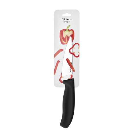 Dr. Inox Couteau de Chef 33 cm, Noir