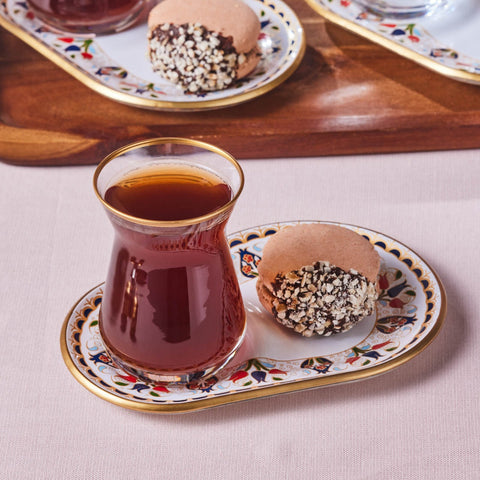 Karaca Tulip Service à thé 12 pièces