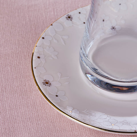 Karaca Fleur Service à thé 12 pièces pour 6 personnes
