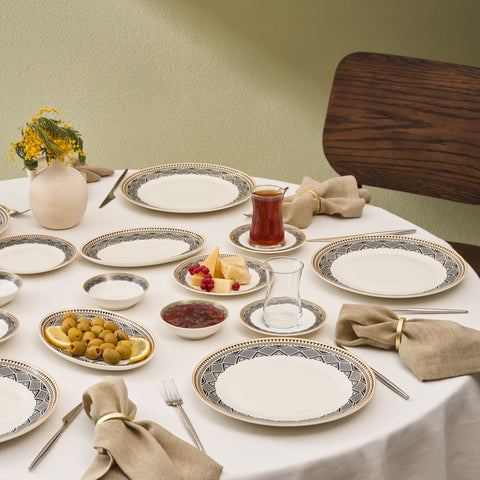Karaca Globe, Service de petit-déjeuner 26 pièces pour 6 personnes
