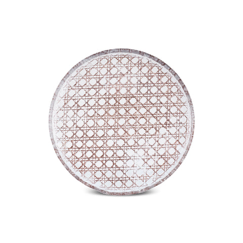 Karaca Rattan, Service à Gâteau 7 pièces, Gris