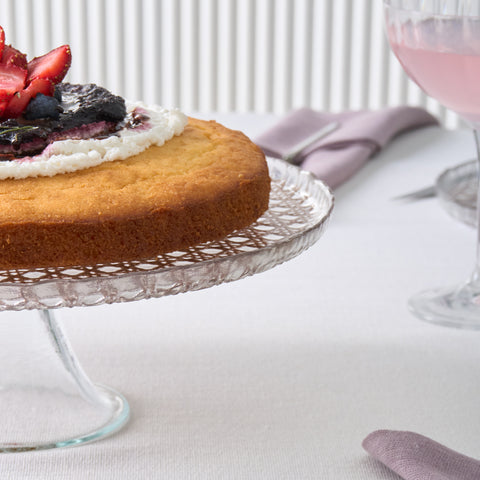 Karaca Rattan, Service à Gâteau 7 pièces, Gris