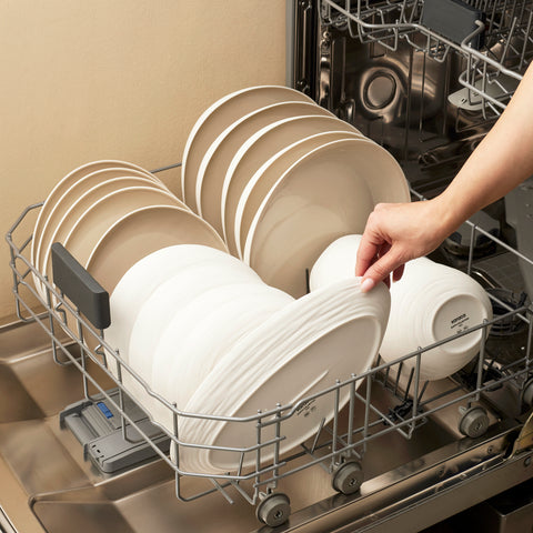 Karaca Earth Collection Rise Service de Table 55 Pièces pour 12 Personnes, Cream