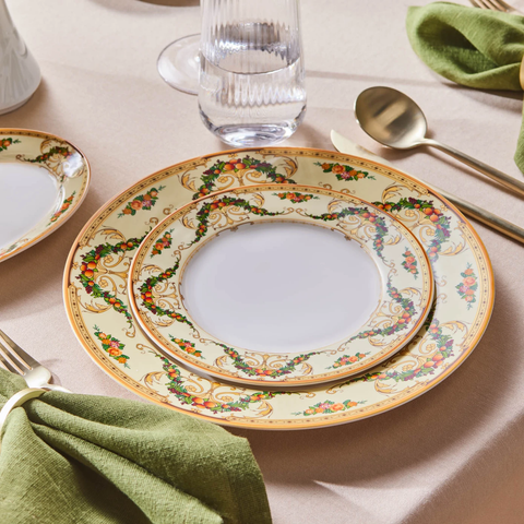 Karaca Forever Bone Orlando, Service de Vaisselle 53 pièces pour 12 personnes