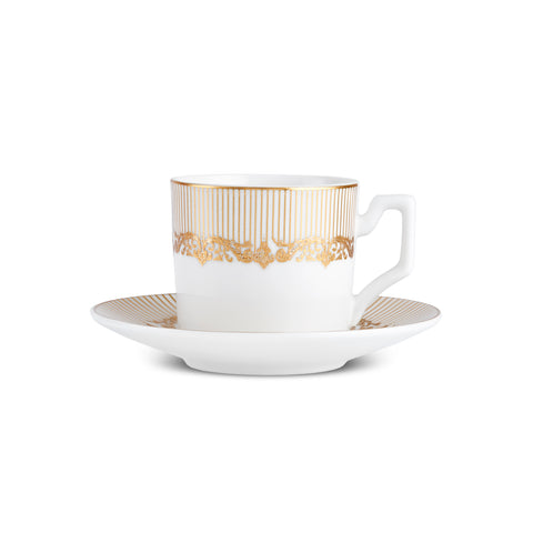 Karaca Vildan Service à Café en Bone China, 12 Pièces, pour 6 Personnes, 100 ml