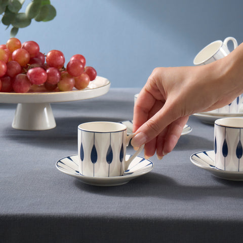 Karaca Ahenk pour 6 personnes Tasse à café, 80 ml