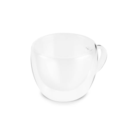 Ensemble de 6 tasses à café turques en verre à double paroi Karaca Olivia, 80 ml, transparent
