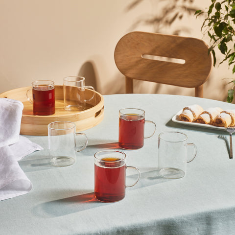 Karaca Guido, Ensemble de 6 verres à thé, 200 ml