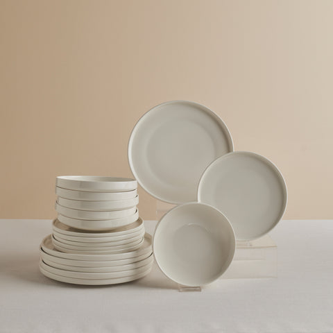 Karaca Stream Bone Felix XL, Service de Table 18 pièces pour 6 personnes