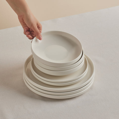 Karaca Stream Bone Felix XL, Service de Table 18 pièces pour 6 personnes