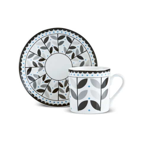 Service à café Karaca Tracy Gold, 6 personnes, 80 ml