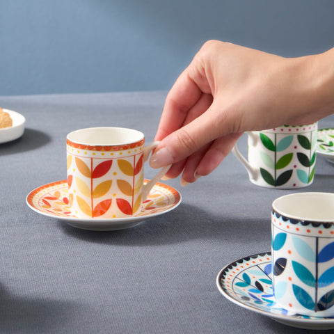 Service à café Karaca Tracy Gold, 6 personnes, 80 ml