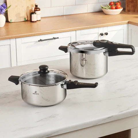 Karaca Ruggersteel – Autocuiseur 4 + 6 L