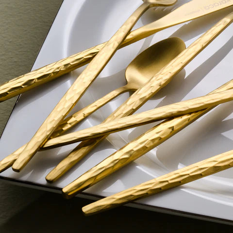 Service de couverts Karaca Callisto pour 12 personnes, 84 pièces, Or