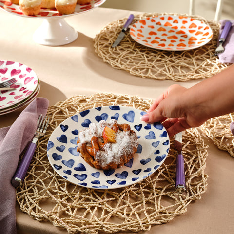 Karaca Lovely Service à Gâteau 7 Pièces pour 6 Personnes