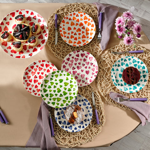 Karaca Lovely Service à Gâteau 7 Pièces pour 6 Personnes