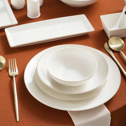 Karaca Donatella Service De Table 70 Pièces Pour 12 Personnes – New Bone