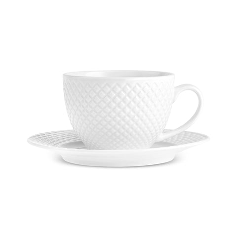 Service à thé Karaca Nina Embossed pour 6 personnes, 220 ml