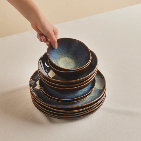 Karaca Leia Réactif Service de Table 24 Pièces pour 6 Personnes