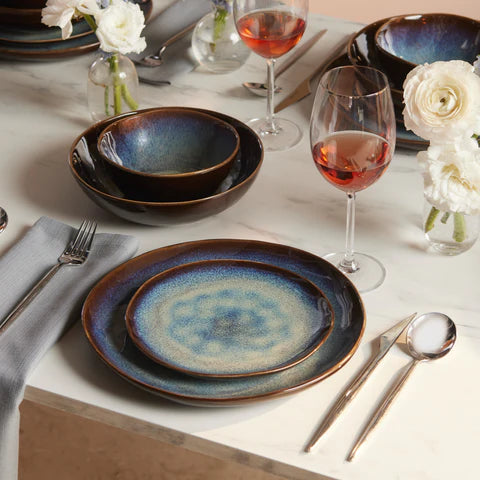 Karaca Leia Réactif Service de Table 24 Pièces pour 6 Personnes