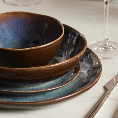 Karaca Leia Réactif Service de Table 24 Pièces pour 6 Personnes