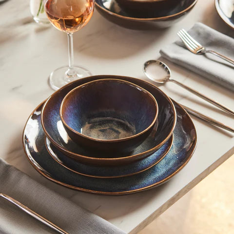 Karaca Leia Réactif Service de Table 24 Pièces pour 6 Personnes