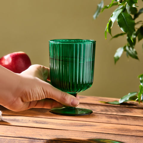 Karaca Zenith Verre à Vin, 350 ml, Émeraude