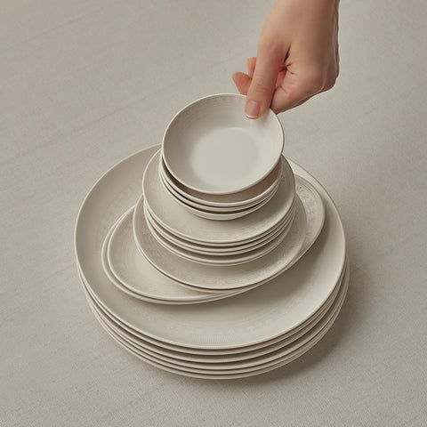 Karaca Artiste Ensemble De Petit-Déjeuner 20 Pièces, Blanc