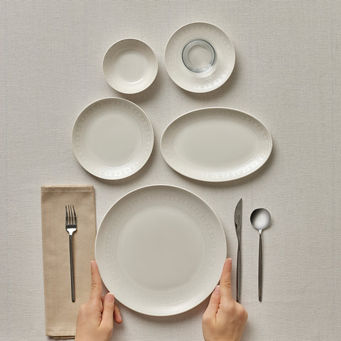 Karaca Artiste Ensemble De Petit-Déjeuner 20 Pièces, Blanc