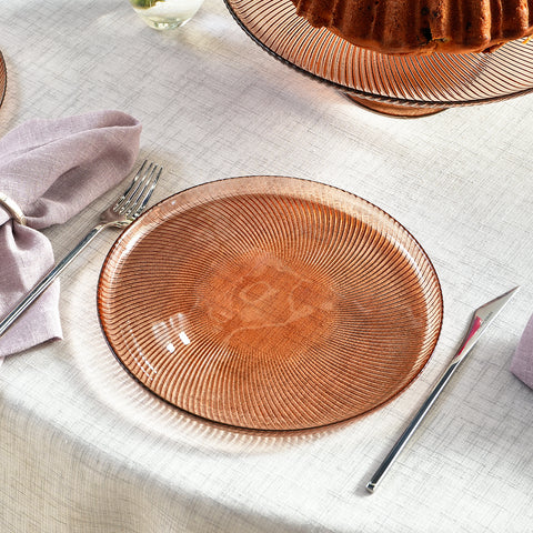 Karaca Juliet Mocha Mousse Service à Gâteau 7 Pièces pour 6 Personnes