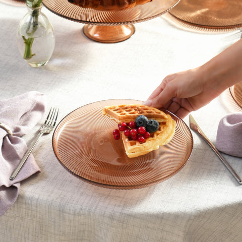 Karaca Juliet Mocha Mousse Service à Gâteau 7 Pièces pour 6 Personnes