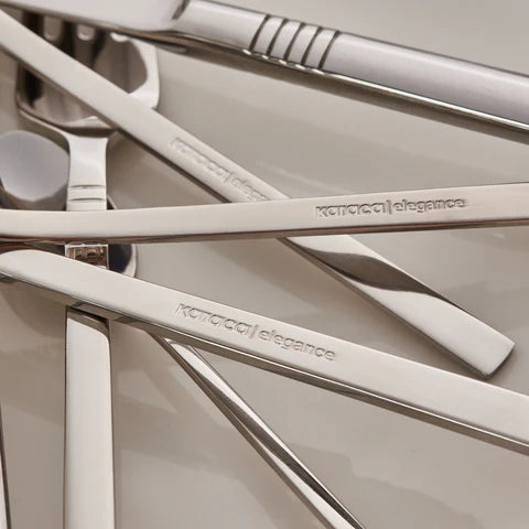 Karaca Nil Elegance Service De Couverts 91 Pièces Pour 12 Personnes