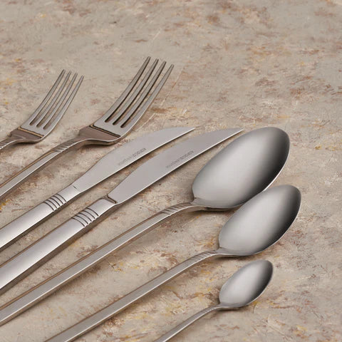 Karaca Nil Elegance Service De Couverts 91 Pièces Pour 12 Personnes