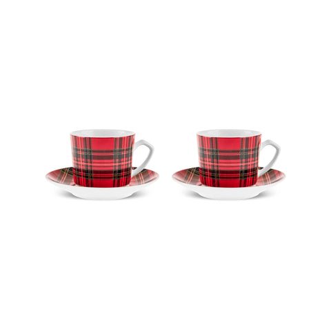 Set de tasses à café Karaca Ekose V2, 2 personnes, 80 ml