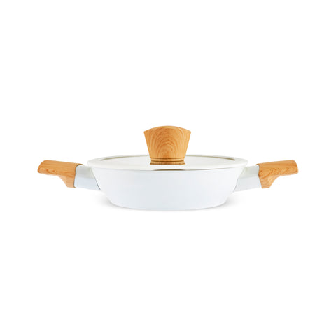 Karaca Swiss Crystal Almond, Set de 6 Casseroles Basses, Induction