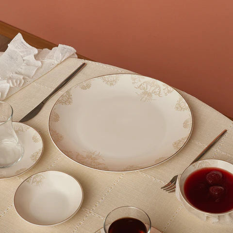 Karaca Siena Ensemble De Petit-Déjeuner 20 Pièces, Blanc