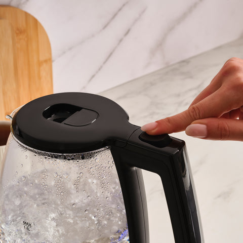 Karaca Glacia Bouilloire En Verre, 2200W, 1,8L, Transparent