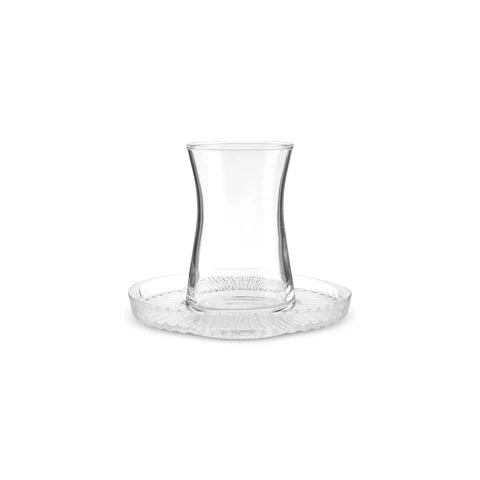 Soucoupe en verre Karaca Lily, 12 cm, Transparente
