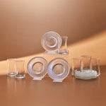 Service à thé turc Karaca Lily 12 pièces pour 6 personnes, 170 ml, Luster