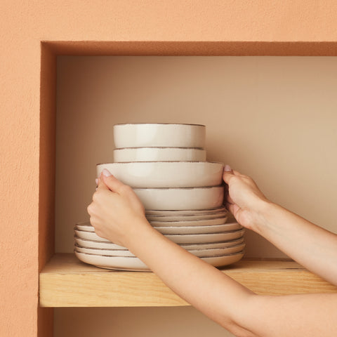 Karaca Monica Service 24 Pièces pour 6 Personnes, Beige