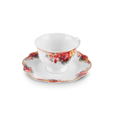 Karaca Forever Bone Amarose Service De Petit-déjeuner 26 Pièces