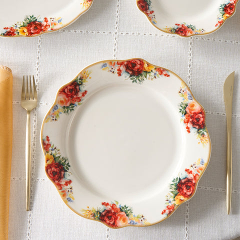 Karaca Forever Bone Amarose Service De Petit-déjeuner 26 Pièces